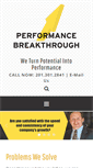 Mobile Screenshot of performance-breakthrough.com